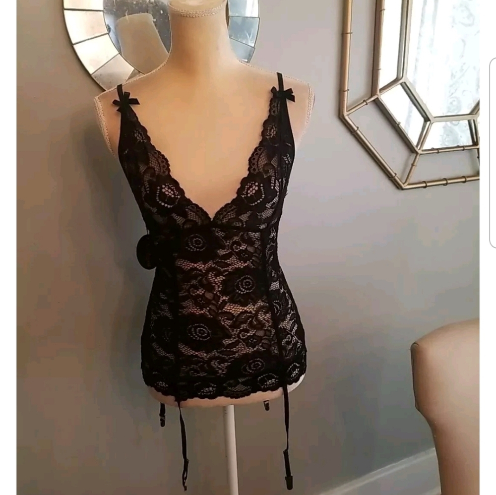 Avid Love NWT Black Lace Lingerie Size Small